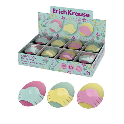 Picture of ERICHKRAUSE FLORAL SOUL ERASER IN A PLASTIC CASE
